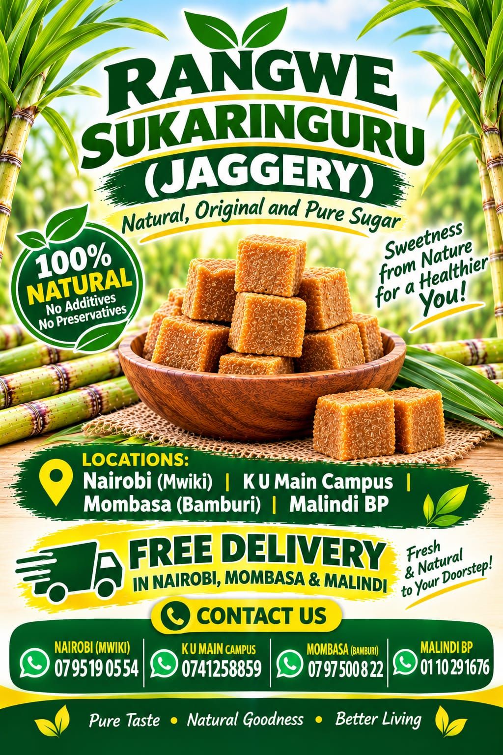 Jaggery (Sukari Nguru)