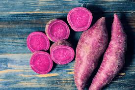 Purple sweet potatoes