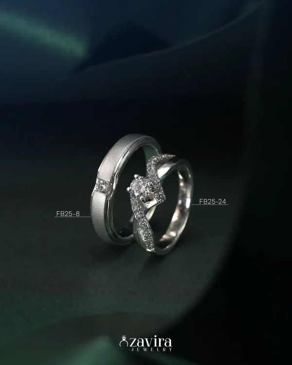 Cincin Kawin FB25-8 & FB25-24 — Simbol Cinta yang Saling Menguatkan