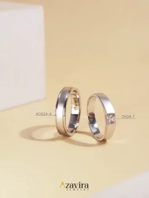 Cincin Kawin AGS24-4 & OK24-7 — Elegan, Simpel, dan Serius