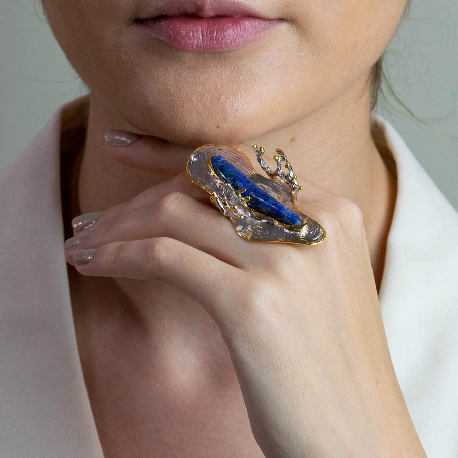  Inel Argint 925, Lapis Lazuli 2