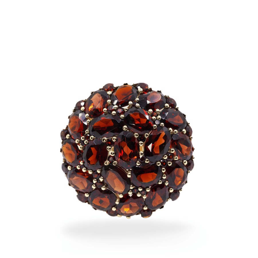  Inel Aur 14k, Granat 10 ct 1