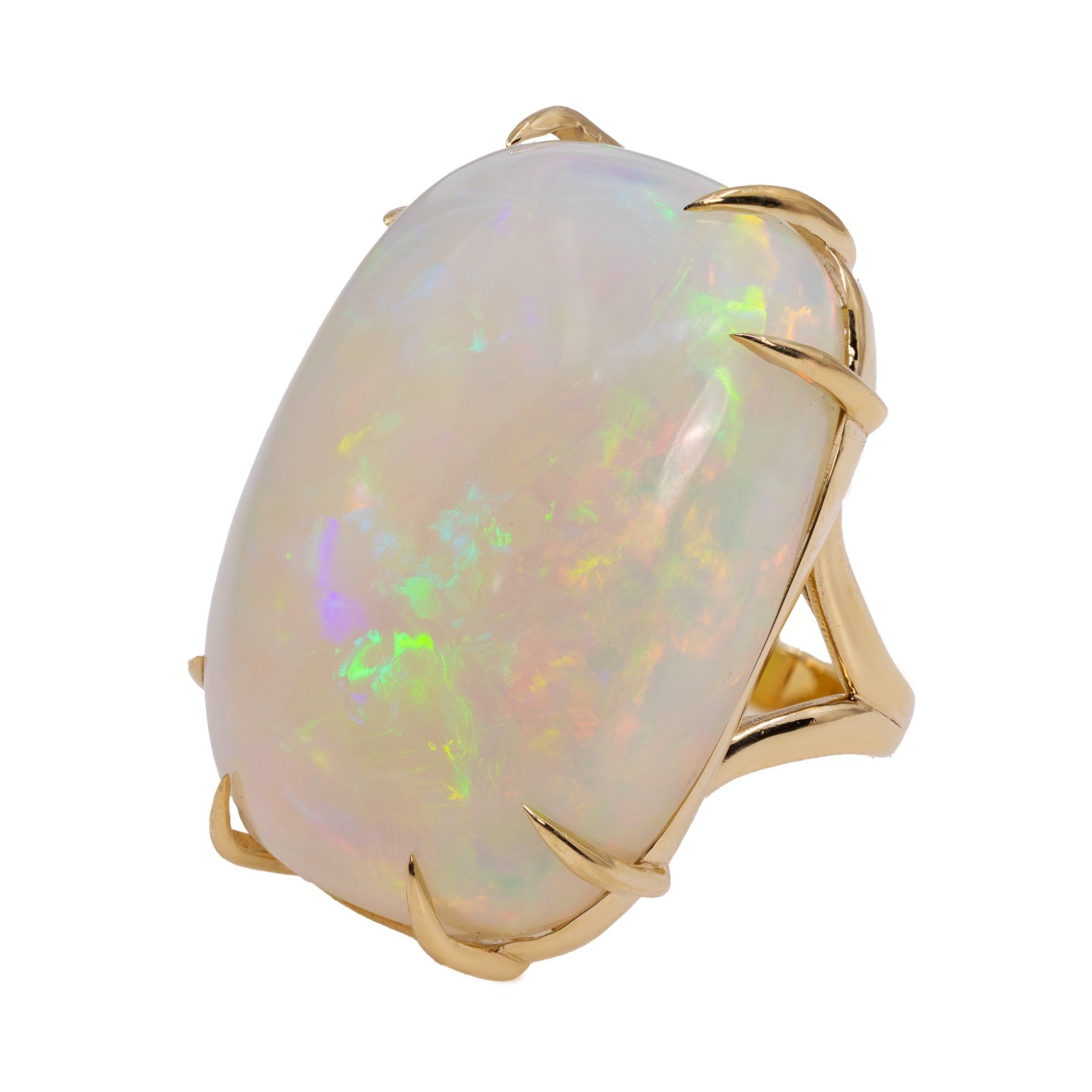  Inel Aur Galben 14k, Opal 56.31 ct 2