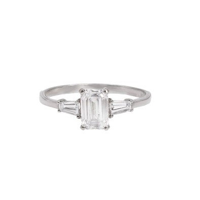  Inel Platina, Diamant Central 0.90 ct D/VVS2, Diamante Laterale 0.31 ct 1