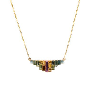  Colier Aur Galben 18K, Turmalina, Citrin,  1.32 Ct 1