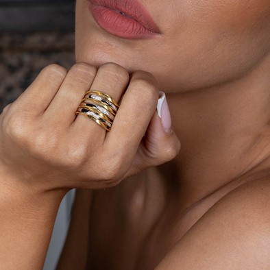  Inel Aur 14k, Diamante 0.25Ct 2