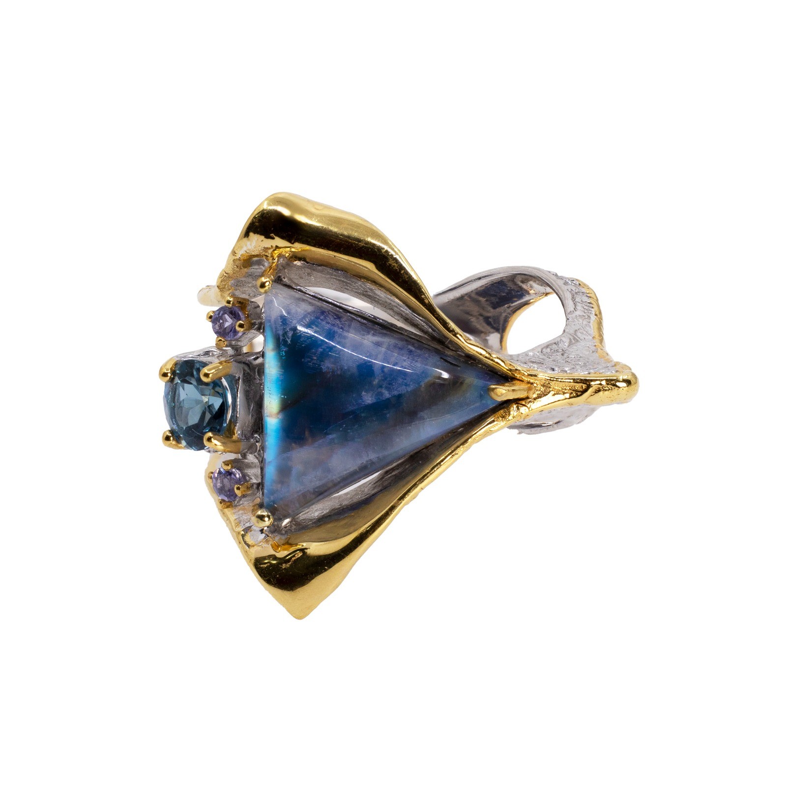  Inel Argint 925, Labradorite , Topaz, Iolite 1