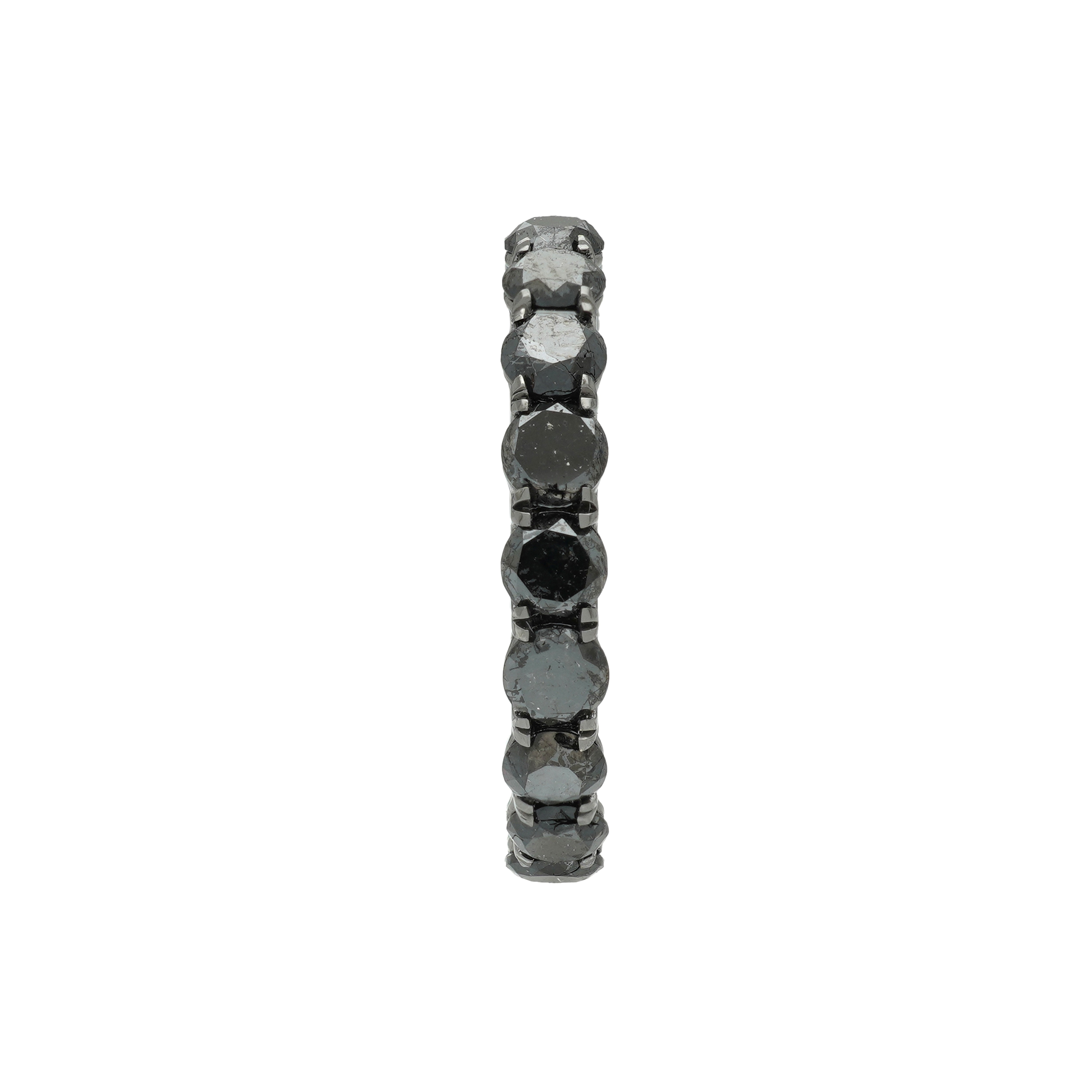  Inel Aur 14k, Diamante Negre 3.70 ct 3