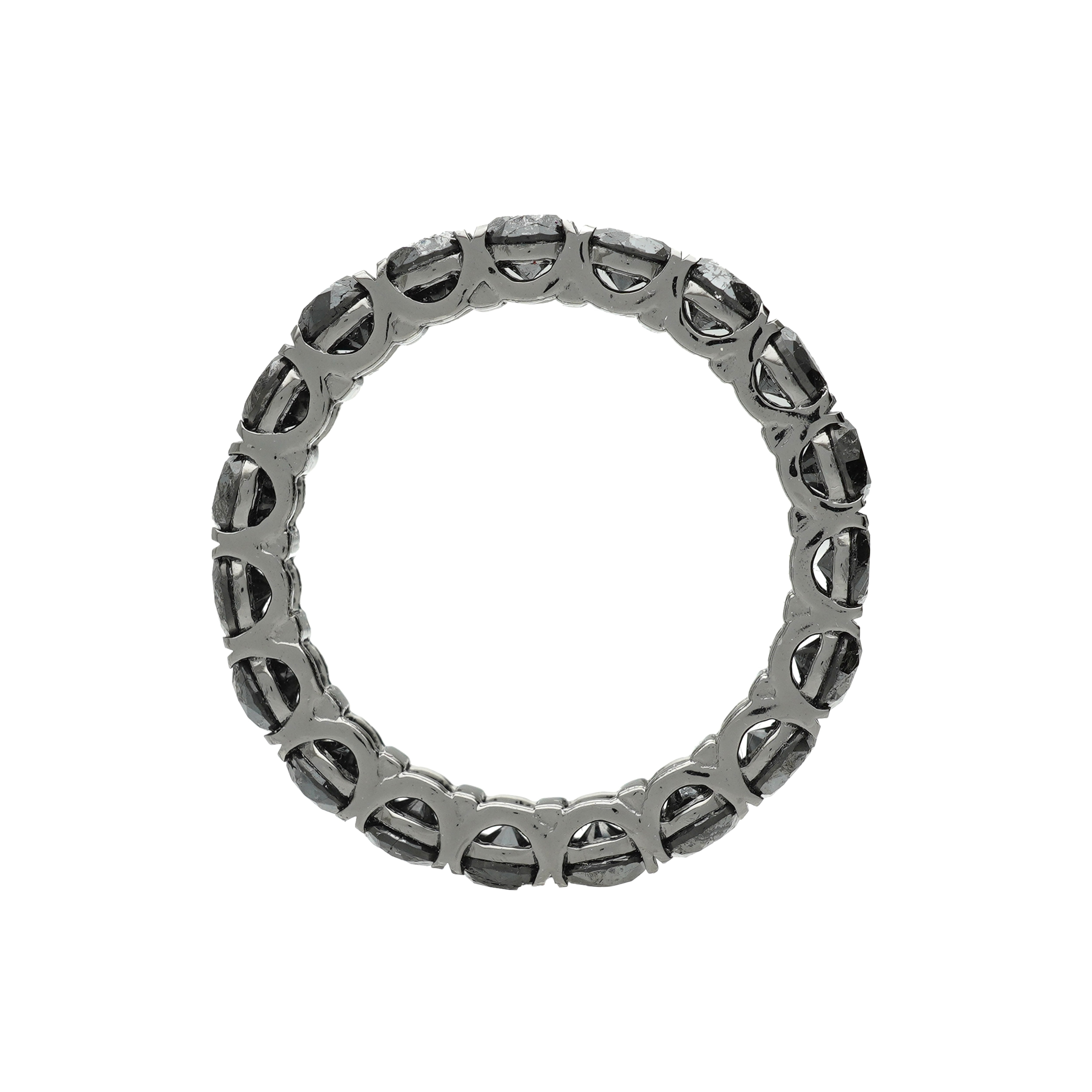  Inel Aur 14k, Diamante Negre 3.70 ct 4