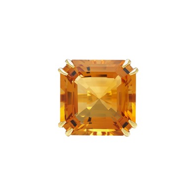  Inel Aur Galben 14k, Citrin 21.10 ct 1