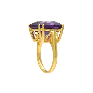  Inel Aur Galben 14k, Ametist 12.30 ct 3