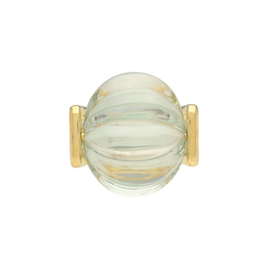  Inel Aur Galben 14k, Ametist Verde 18.50 ct 4