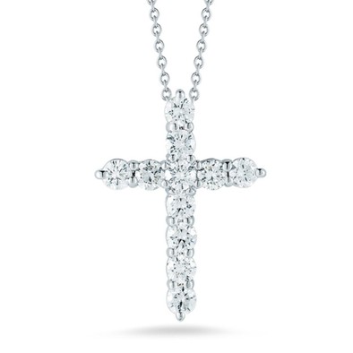  Colier Aur Alb 18K, Diamante 2.40 Ct 