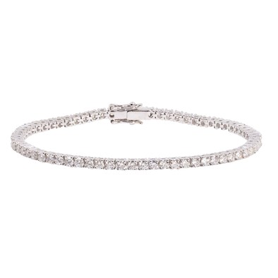  Bratara Aur Alb 18K, Diamante 3.75 Ct 1