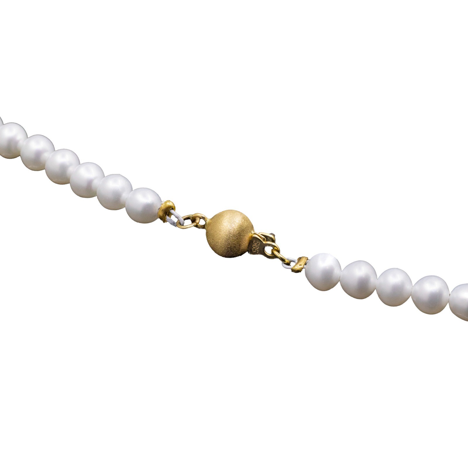  Colier Aur Galben 14k, Perle 4.5 mm 2