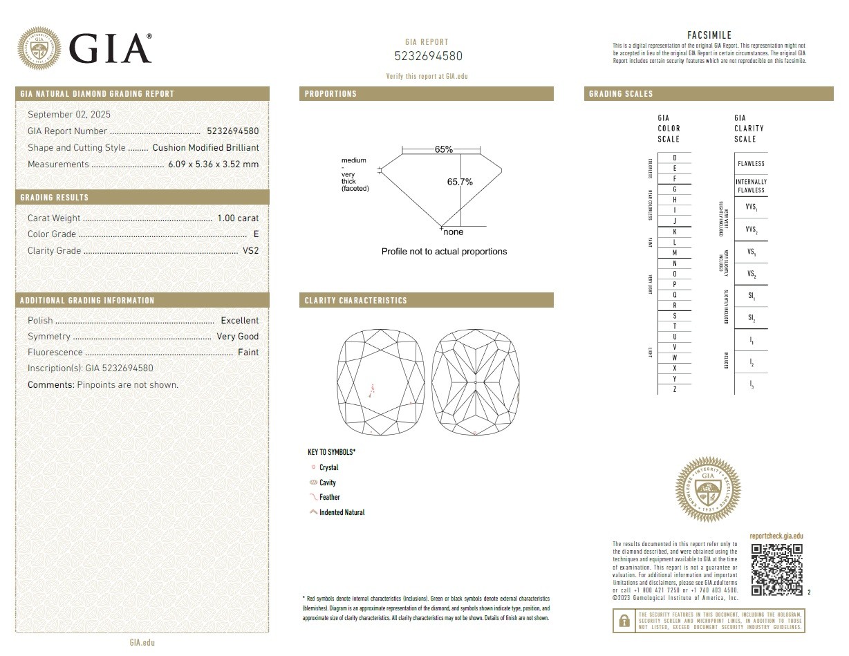  Inel Aur Alb 18k, Diamant Solitaire 1.00 Ct E/VS2, Diamante Laterale 0.95 Ct 6