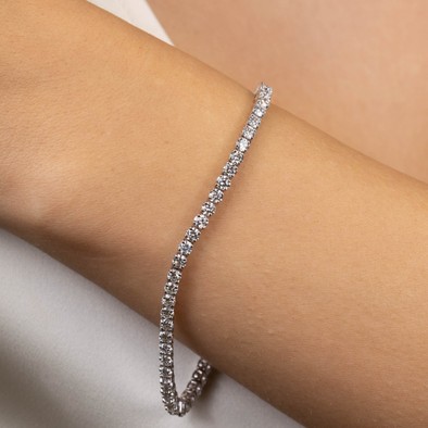  Bratara Aur Alb 18K, Diamante 5.60 Ct 3