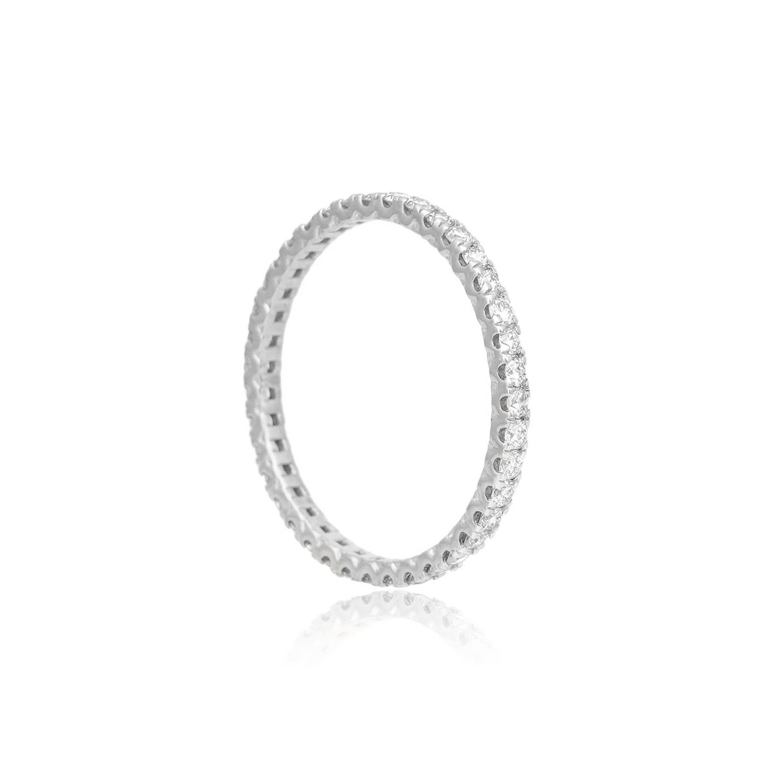  Inel Eternity Aur Alb 18K, Diamante 0.60 Ct 1