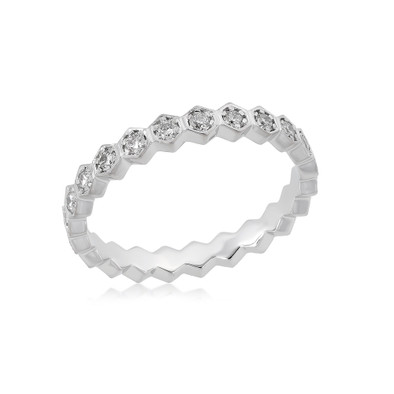  Inel Aur Alb 14k, Diamante  0.52 Ct 2