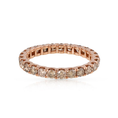  Inel Eternity Aur Roz 18k, Diamante Champagne 1.78 Ct 1