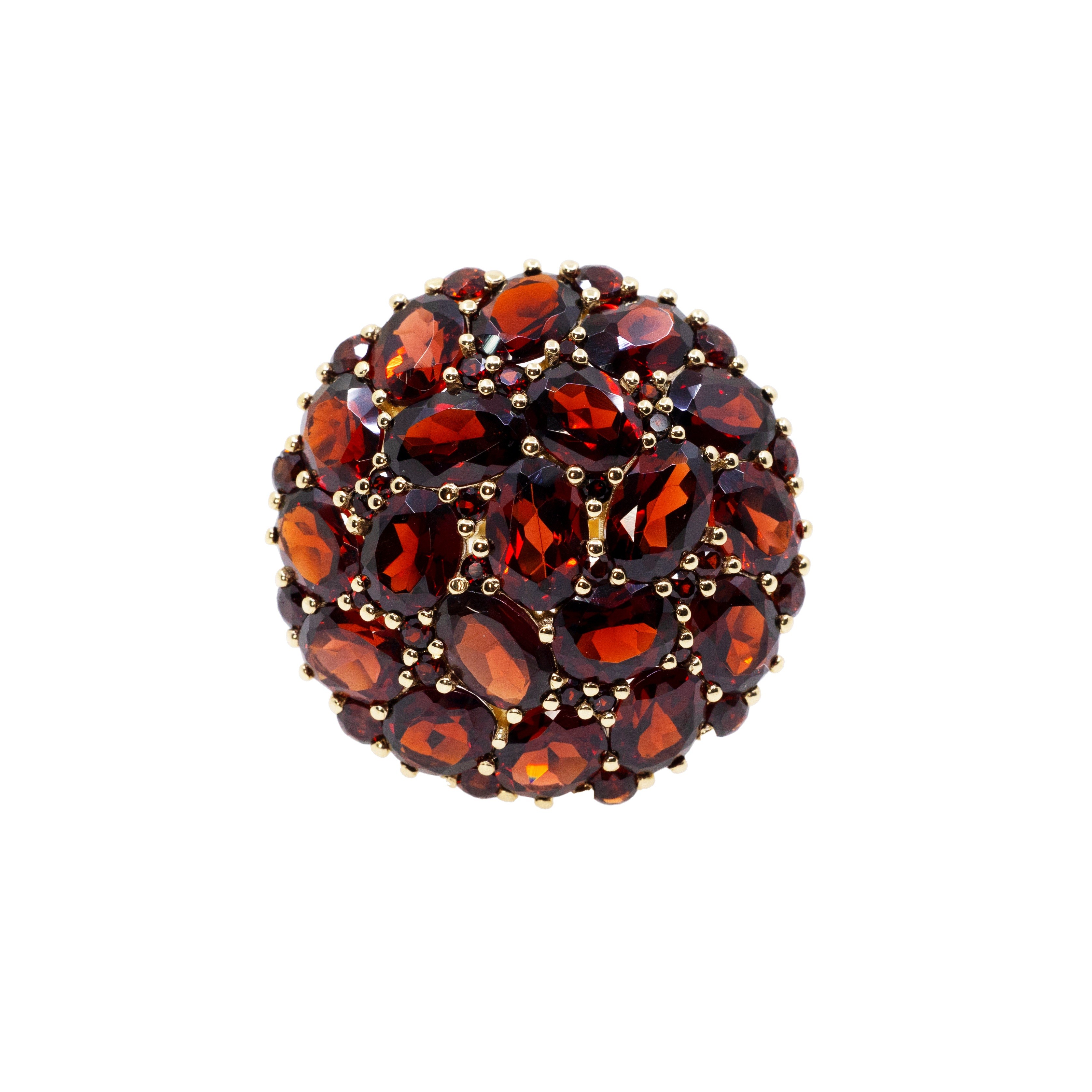  Inel Aur 14k, Granat 9 ct 1