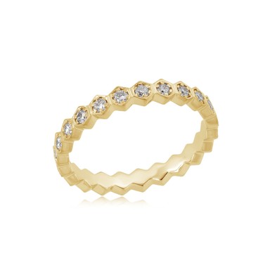  Inel Eternity Aur Galben 14k, Diamante 0.52 Ct 2