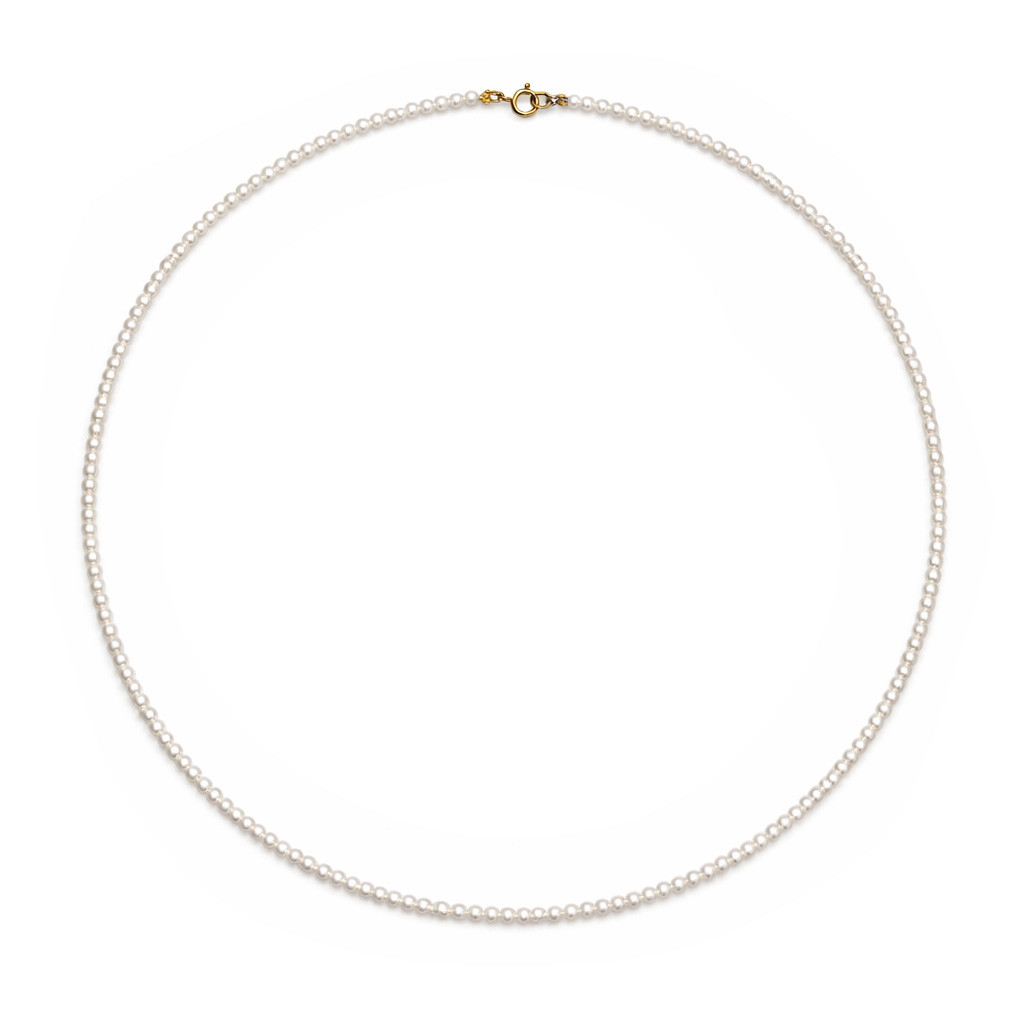  Colier Aur Galben 18k, Perle 2.5 mm 2