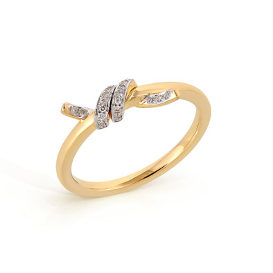  Inel Aur Galben 14K, Diamante 0.07 Ct 2