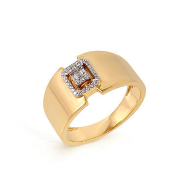  Inel Aur Galben 14K, Diamante 0.16 Ct 1