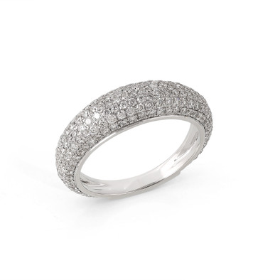  Inel Aur Alb 18k, Diamante  1.50 ct 2