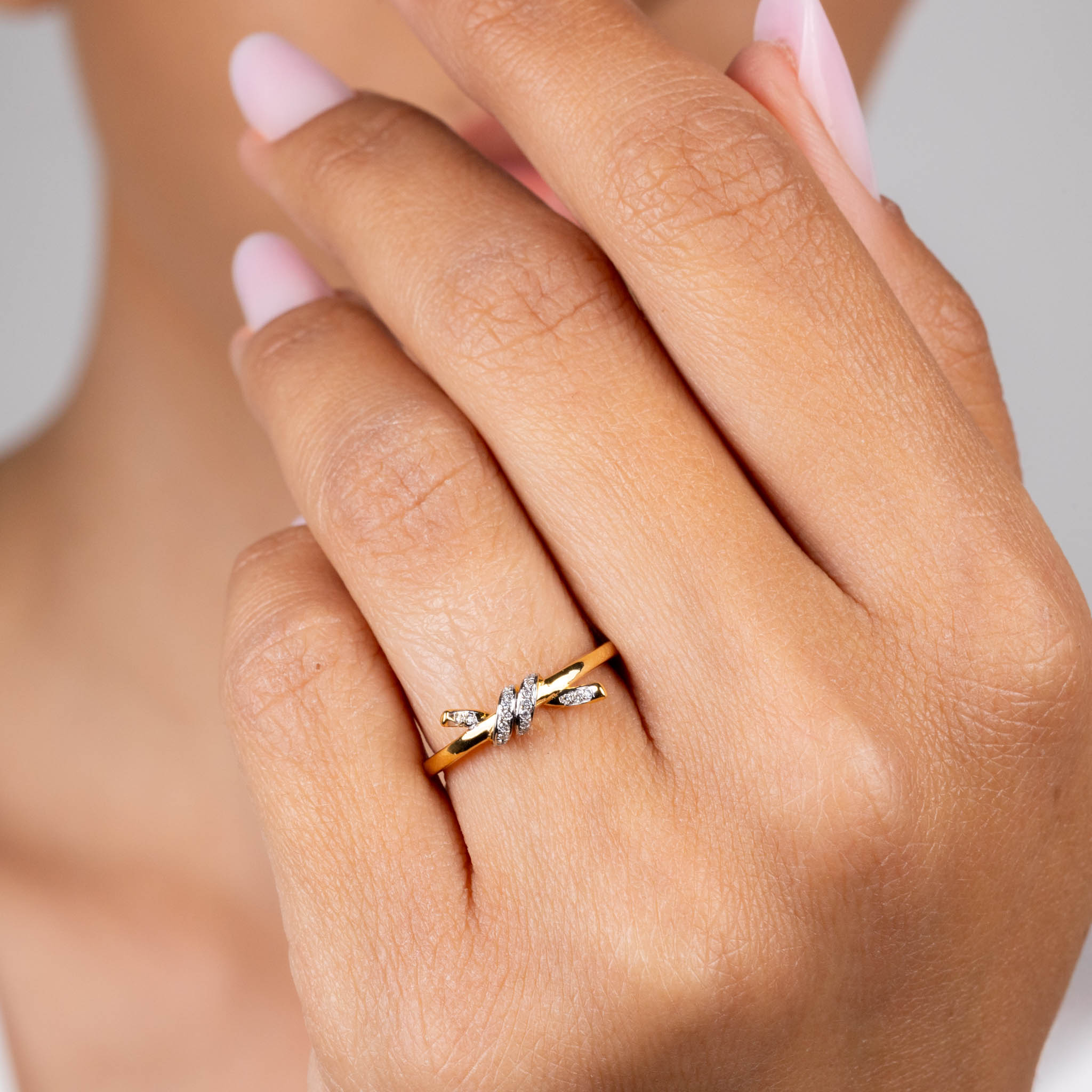  Inel Aur Galben 14K, Diamante 0.07 Ct 4