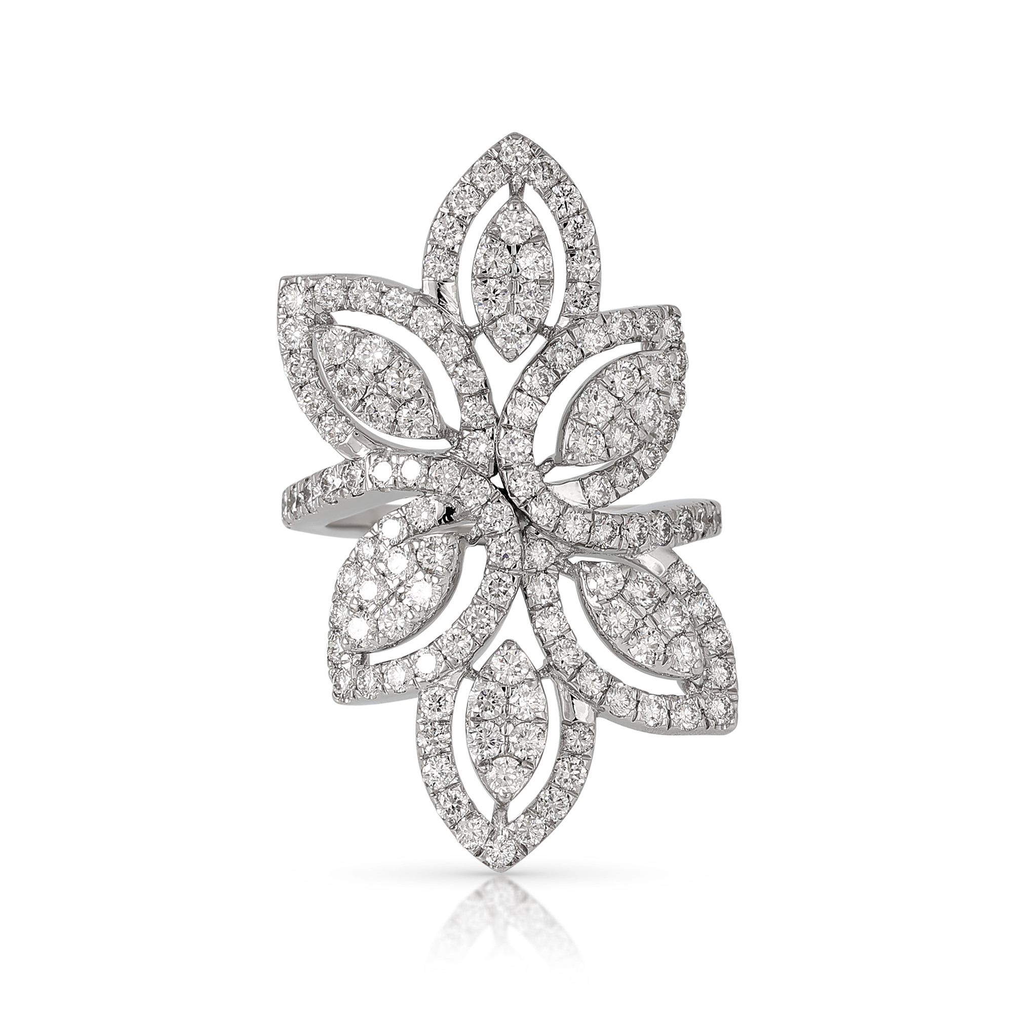  Inel Aur Alb 18k, Diamante 2.41 ct 1