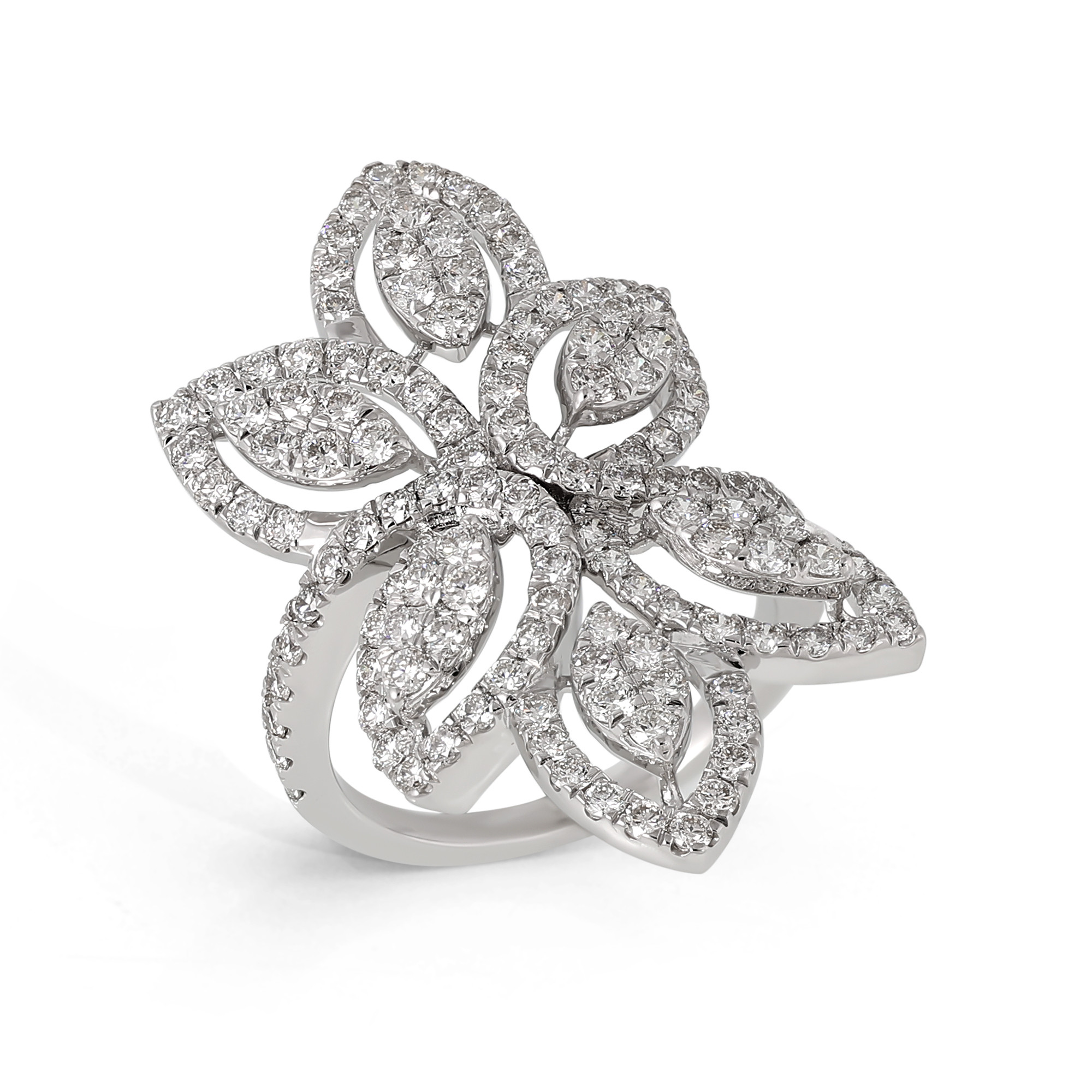  Inel Aur Alb 18k, Diamante 2.41 ct 3