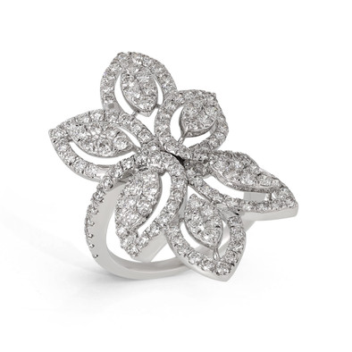  Inel Aur Alb 18k, Diamante 2.41 ct 3