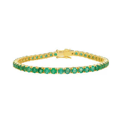 Bratara Aur Galben 18k, Smaralde 9.10 ct