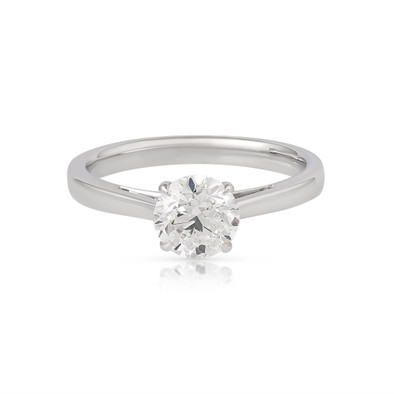 Inel Aur Alb 18k, Diamant Natural Solitaire 1.00 Ct