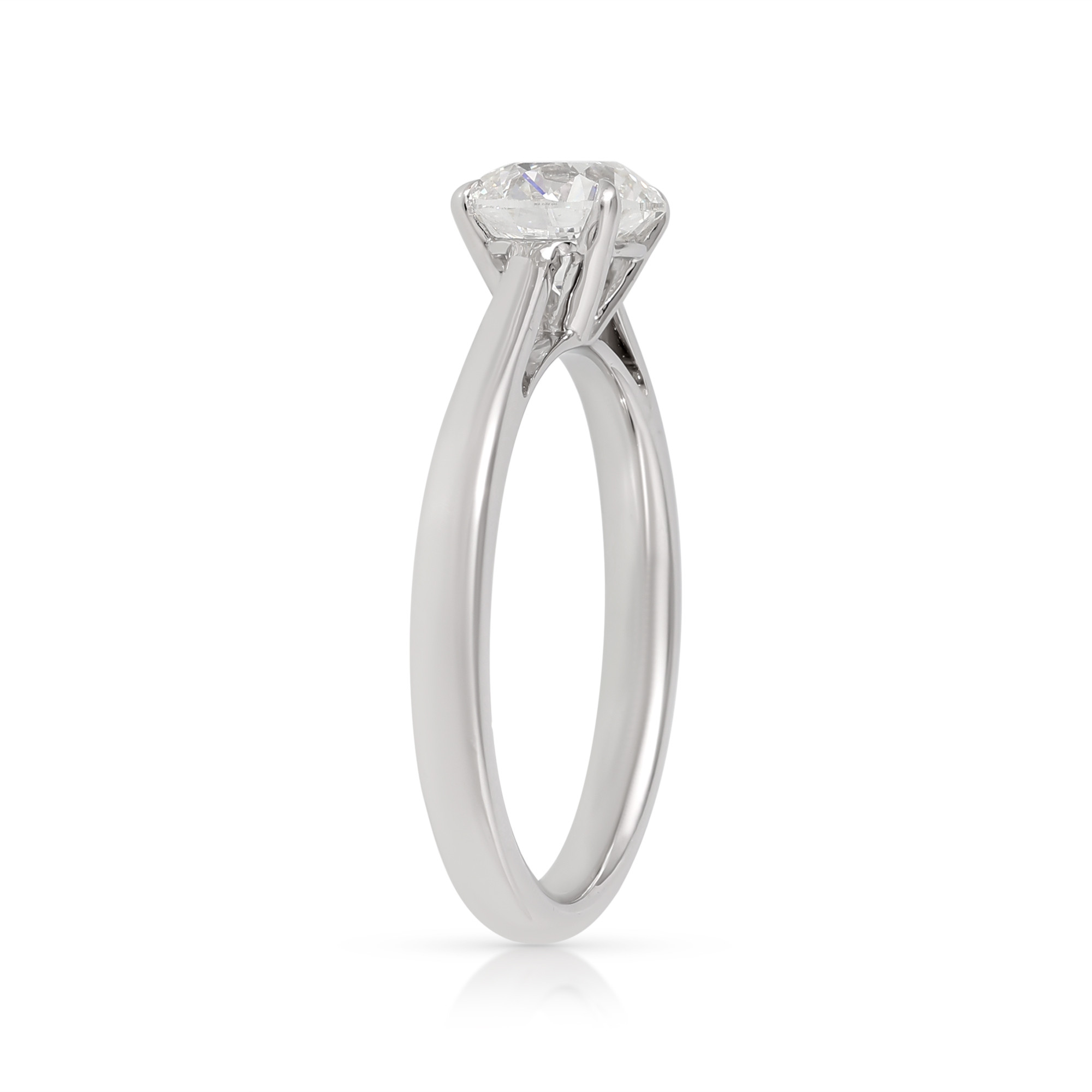 Inel Aur Alb 18k, Diamant Natural Solitaire 1.00 Ct