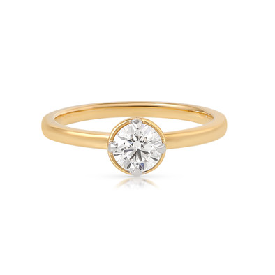 Inel Aur Galben 18k, Diamant Natural Solitaire 0.50 Ct