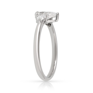 Inel Aur Alb 18k, Diamant Natural Solitaire 0.70 Ct , Diamante Naturale 0.26 Ct