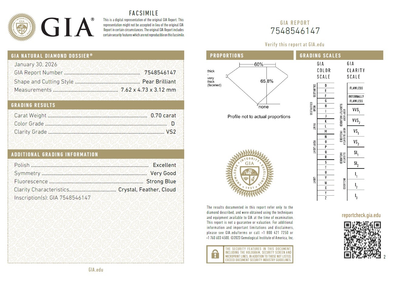 Inel Aur Alb 18k, Diamant Natural Solitaire 0.70 Ct , Diamante Naturale 0.26 Ct