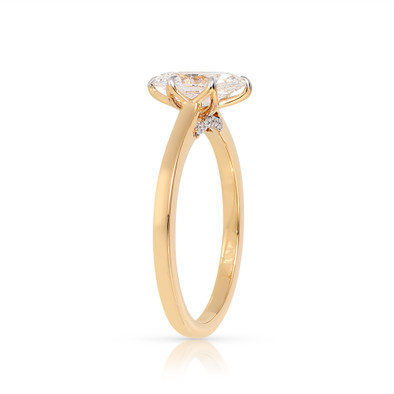 Inel Aur Galben 18k, Diamant Natural Solitaire 0.70 Ct ,