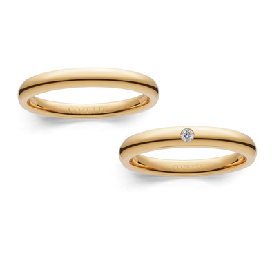 Verighete aur cu diamante naturale - V106 1