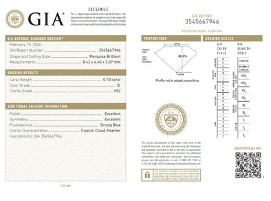Inel Aur Galben 18k, Diamant Natural Solitaire 0.70 Ct D/VS2 , Diamante Naturale 0.04 Ct