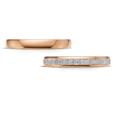 Verighete aur cu diamante naturale - V134 2