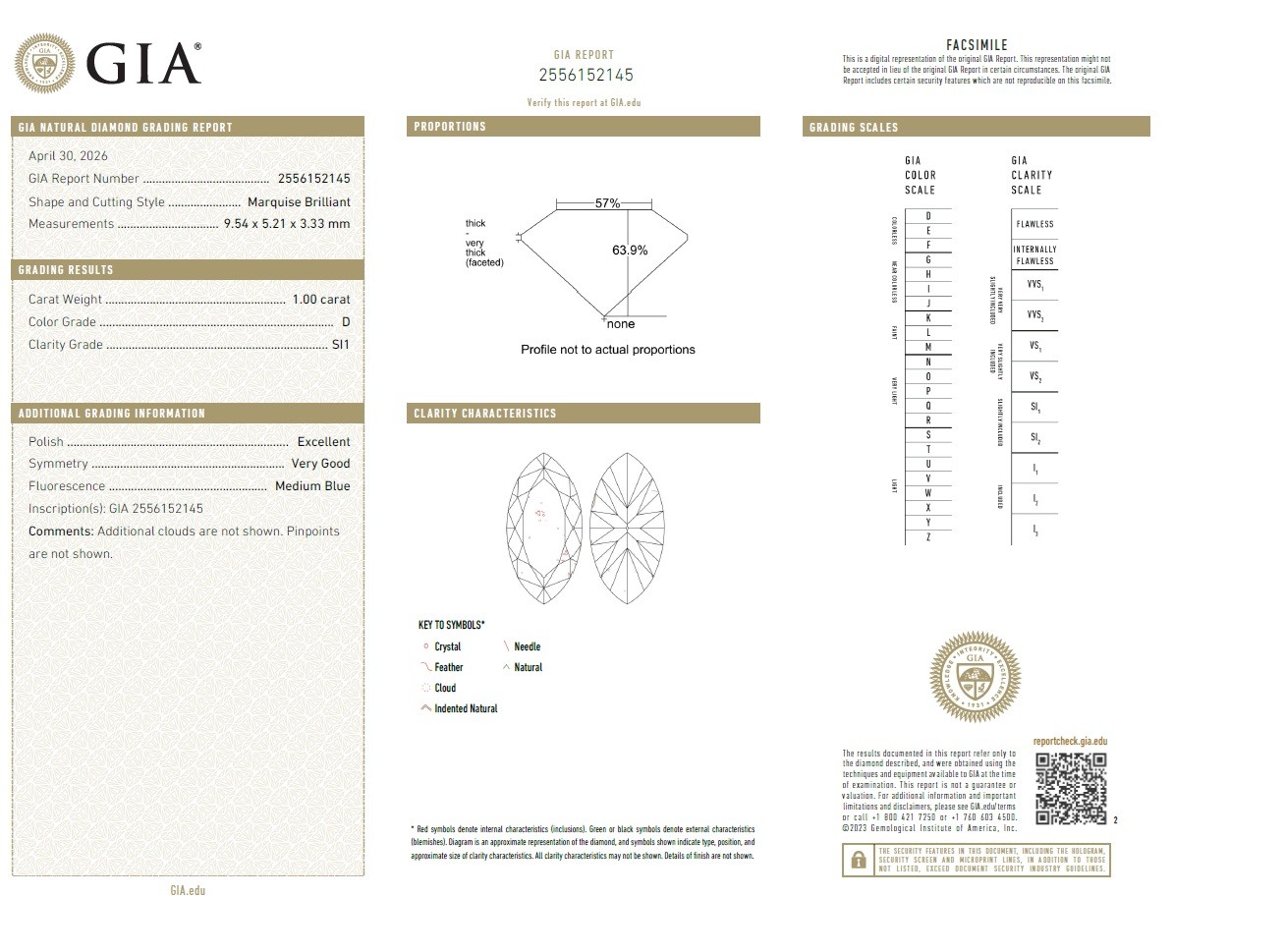 Inel Aur Alb 18k, Diamant Natural Solitaire 1.00 Ct D / SI1 , Diamante Naturale 0.20 Ct EF/VS