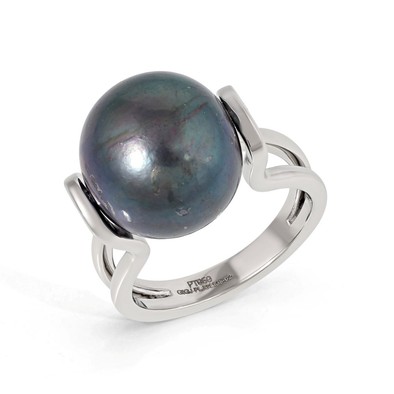 Inel Platina, Perla Tahiti 14 mm
