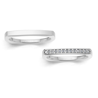 Verighete aur cu diamante naturale - V153 3