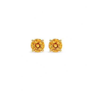 Cercei Aur Galben 14k, Citrin 1.60 Ct