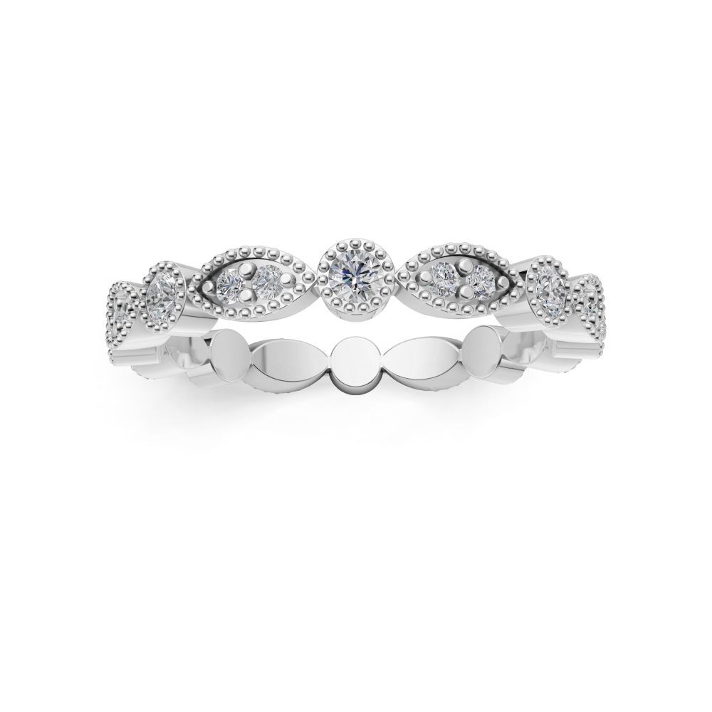Verighete aur cu diamante naturale - V159 3