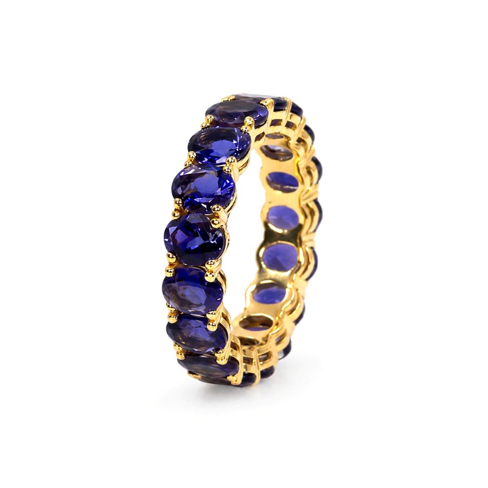 Inel Aur Galben 18k, Safire 3.40 Ct